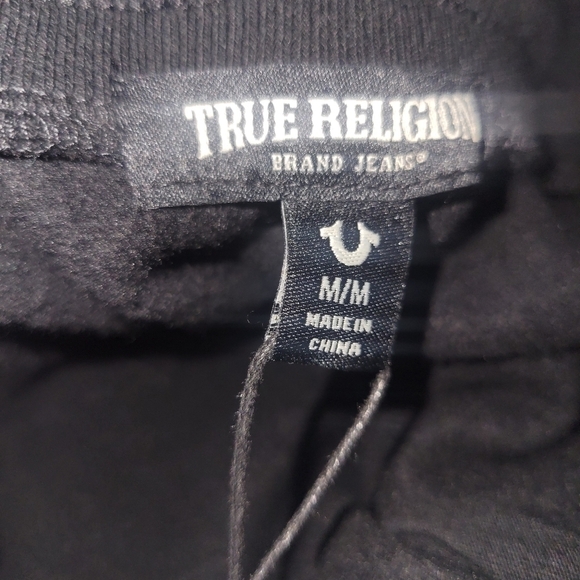 NWT True Religion high rise sweatshirt material shorts size medium - Picture 4 of 11